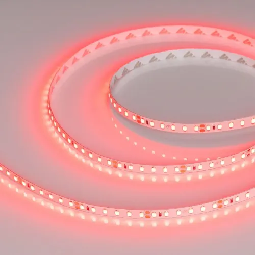 Лента светодиодная RT-A120-8mm 24V Red 9.6Вт/м IP20 2835 (уп.5м) Arlight 008781(2)