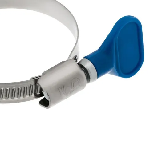 Хомут червячный 32-50/9-0.7мм с ключом нержавеющая сталь W2 (уп.50шт) Rexant 07-0732-1 фото 3