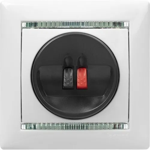 Розетка телевизионная одиночная TV СП Valena для динамиков механизм бел. Leg 774223 фото 4