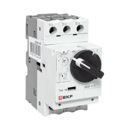 Выключатель автоматический для защиты двигателя GV2P 6.3-10А EKF gv2pm-10