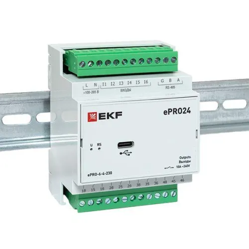 Модуль расширения ePRO удаленного управления 6вх/4вых 230В PROxima EKF ePRO-6-4-230 фото 4