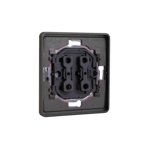 Переключатель проходной 2-кл. СП ROUND 10А титан Kranz KR-78-0709-2 фото 7