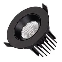 Светильник светодиодный MS-ATOLL-BUILT-TURN-R94-10W Warm3000 (BK 36 deg 230В) IP54 металл Arlight 044618