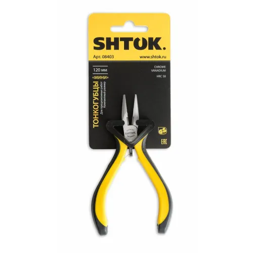 Тонкогубцы "Мини" 120мм (08403) SHTOK 376306 фото 4