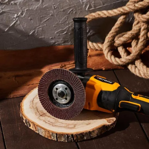 Круг лепестковый торцевой P80 115х22.2мм Kranz KR-90-0007 фото 4