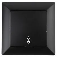 Переключатель 1-кл. СП Solo 4-103-05 10А 250В IP20 антрацит Intro Б0053581