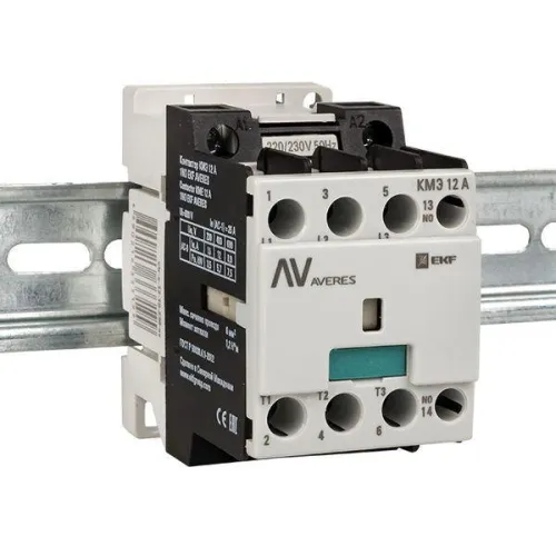 Контактор КМЭ 12А кат. 400В AC 1НО AVERES EKF ctr-s-12-10-400-av фото 2