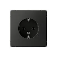 Розетка ArtGallery 16А с заземл. механизм базальт SE GAL001443