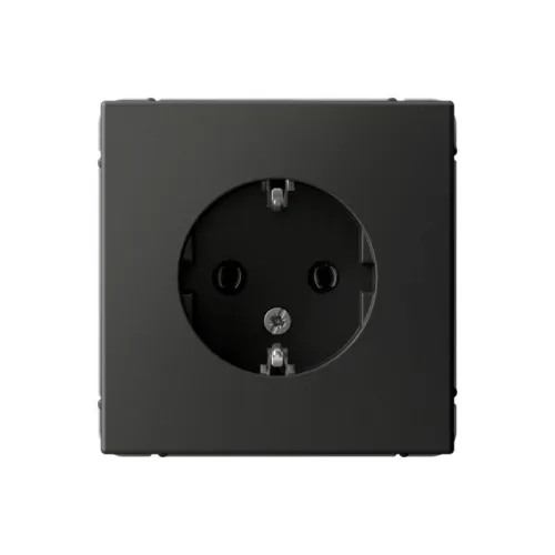 Розетка ArtGallery 16А с заземл. механизм базальт SE GAL001443