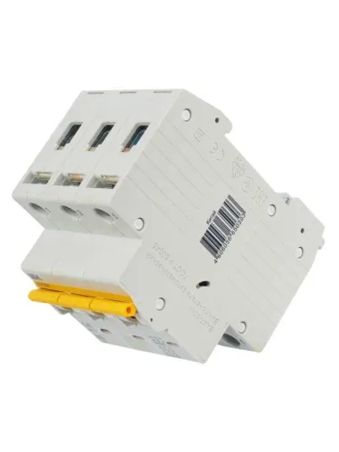 Выключатель автоматический модульный 3п C 40А 6кА ВА47-60M KARAT IEK MVA31-3-040-C фото 4