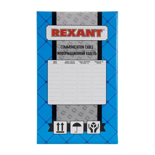 Кабель витая пара U/UTP кат.6 4х2х23AWG нг(А)-HF медь оранж. (305м) (м) Rexant 01-0050 фото 5