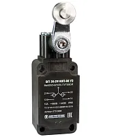 Выключатель путевой ВП 36-2516П-66 У2 1НО+1НЗ 3А IP66 рычаг со стальным роликом инерционный 30х60мм без сальника Электротехник ET010886