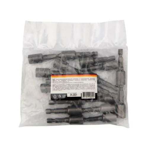 Ключ-насадка 8х48мм 1/4дюйм магнитная (уп.20шт) Kranz KR-92-0401 фото 5