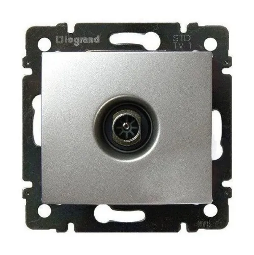 Розетка телевизионная TV СП Valena 2400мГц механизм алюм. (DIY-упак.) IEK 694345