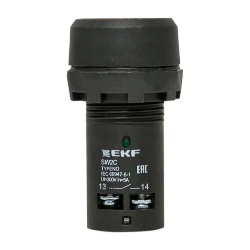 Кнопка SW2C-10D с подсветкой желт. NO EKF sw2c-md-y фото 8