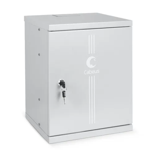 Шкаф телекоммуникационный настенный WSC-8Um 10дюйм 8U 326х300х405мм дверь метал. Cabeus 7790c