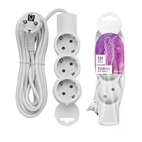 Удлинитель 3х5м с заземл. ПВС 3х0.75 REV 32006 9