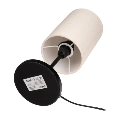 Светильник настольный JH3-01-iv E14 IP20 110х110х310мм метал.; ткань; PVC-пластик беж. JazzWay 5062351 фото 5