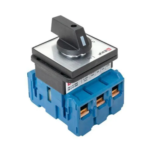 Переключатель кулачковый ПК-2-13 3П 100А "ВКЛ-ВЫКЛ" EKF pk-2-13-100 фото 3