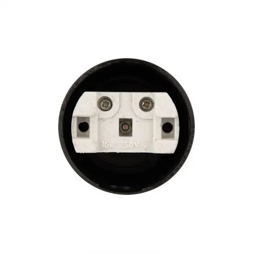 Розетка штепсельная карболитовая открытой уст. б/з 16А черн. Rexant 11-8980 фото 5