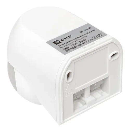 Датчик движения (ИК) MS-38 настен. 800Вт 180гр. до 12м IP44 PROxima EKF dd-ms-38 фото 4