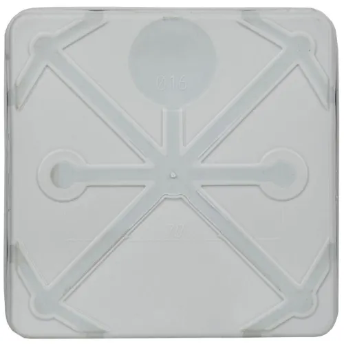 Коробка распаячная ОП КМ42455 100х100х50мм IP67 8 вводов сер. IEK UKO21-100-100-050-K41-66 фото 5