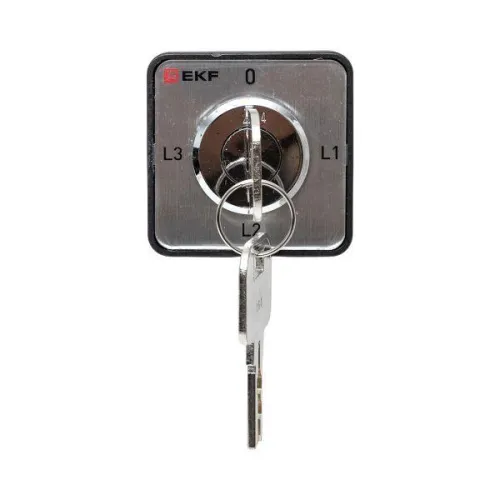 Переключатель кулачковый ПК-1-194 10А с ключом для амперметра PROxima EKF pk-1-194-10 фото 3