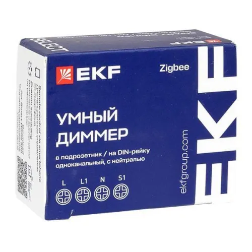 Диммер умный в подрозетник 1-канальный Zigbee Connect Select EKF sdsh-1g-zb фото 9