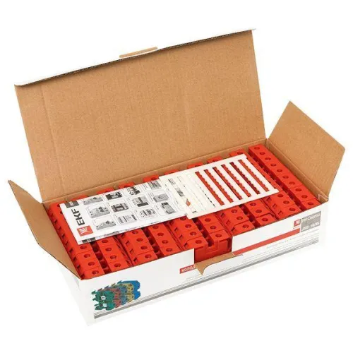 Колодка клеммная JXB-16/35 (90а) крас. EKF plc-jxb-16/35r фото 2