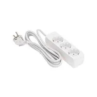 Удлинитель 3х3м с заземл. 3х0.75 бел. PROCONNECT 13-4209