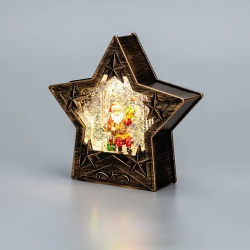 Светильник декоративный (фигура) "Звезда" с эффектом снегопада и подсветкой Neon-Night 501-182 фото 2