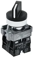 Переключатель LA167-BDF45 на 2 полож. 1НО+1НЗ черн. IEK BSW20-BDF45-3-24-67-2-K02