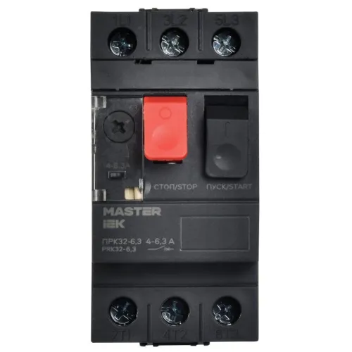 Пускатель ПРК32-6.3 In6.3А Ir4-6.3А Ue 660В KARAT IEK DMS11-D63 фото 2