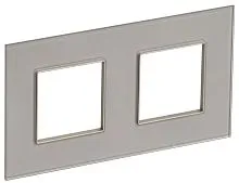 Рамка 2-м SKANDY SK-F22Sh стекло шампань IEK SK-M22-G-K37