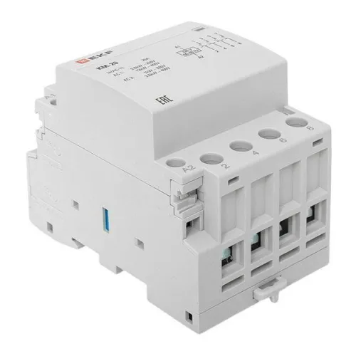 Контактор модульный КМ 20А 4NО (3 мод.) EKF km-3-20-40 фото 3