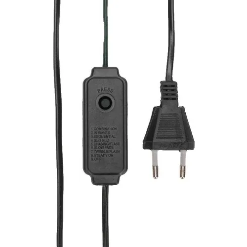 Гирлянда светодиодная из росы с макушкой на елку 9 нитейх2м 200LED тепл. бел. эффект водопада 230В Neon-Night 315-896 фото 2