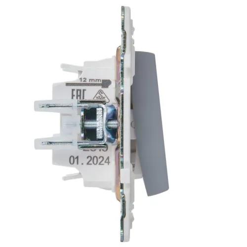 Выключатель перекрестный 1-кл. SKANDY 10А SK-V03Gr сер. IEK SK-V13-0-10-K03 фото 4