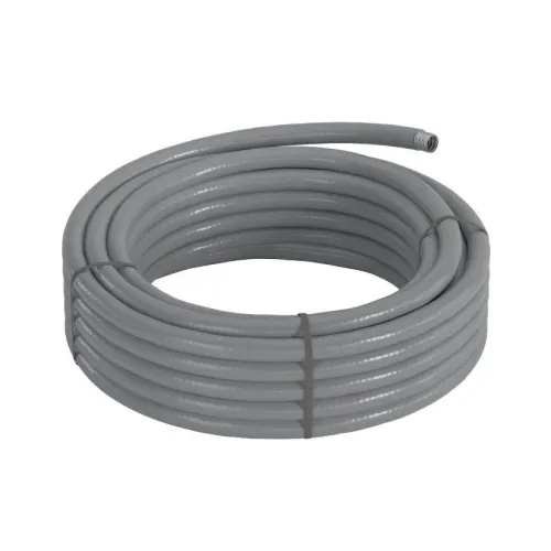 Металлорукав DN 12мм в гладкой SEBS изоляции Dвн. 12.0мм Dнар. 18.0 50м сер. DKC 607S012 фото 2