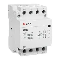 Контактор модульный КМ 25А 2NО+2NC (3 мод.) PROxima EKF km-3-25-22