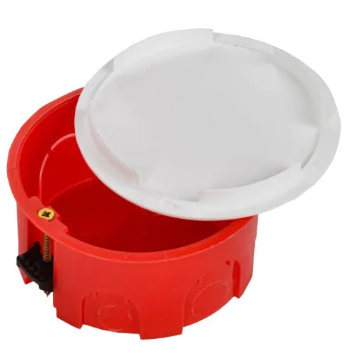 Коробка распаячная CП d80х40 IP20 КМ41025 для полых стен (пластиковые лапки) IEK UKG01-080-040-000-P фото 3