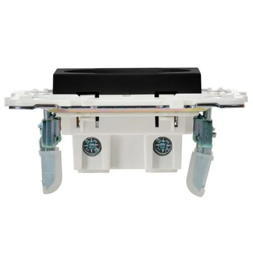 Розетка SKANDY 10А без заземл. без защ. шторок SK-R02Bl черн. IEK SK-R10-10-K02 фото 3
