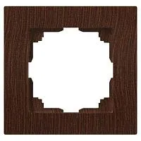 Рамка 1-м СП Accent 6-501-10 венге Intro Б0063770