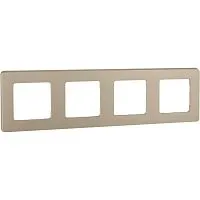 Рамка 4-м Inspiria шампань IEK 673968