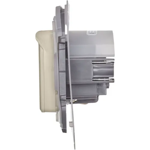 Розетка 1-м СП Inspiria 16А IP44 250В 2P+E защ. шторки с крышкой немецк. стандарт механизм сл. кость IEK 673741 фото 7