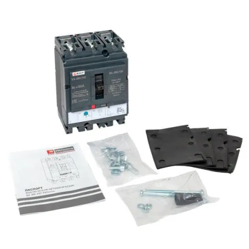 Выключатель автоматический 3п 100/50А 36кА ВА-99C Compact NS PROxima EKF mccb99C-100-50 фото 2