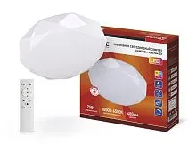 Светильник светодиодный COMFORT DIAMOND 75Вт 3000-6500К 6000лм 230В 480х80мм с пультом ДУ IN HOME 4690612034799