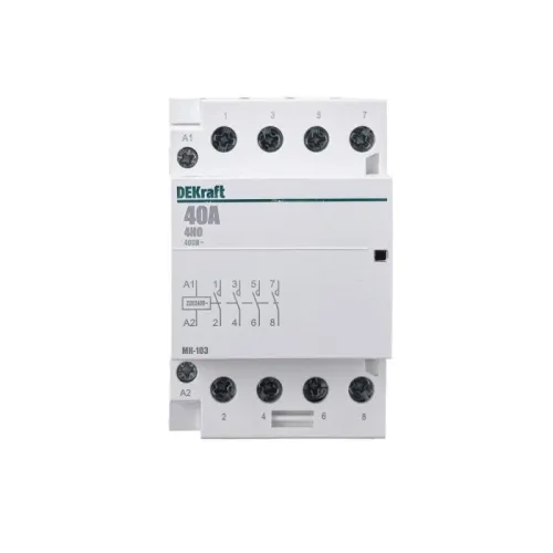 Контактор модульный МК-103 4НО 40А 230В DEKraft 18081DEK фото 4