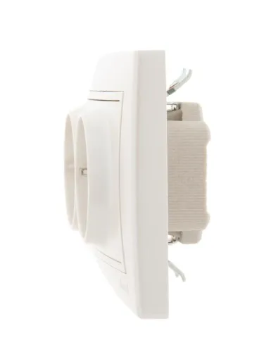 Розетка 2-м СП Mira 16А IP20 с заземл. со вставкой керамика жемчуж./бел. перламутр. LEZARD 701-3030-127 фото 4