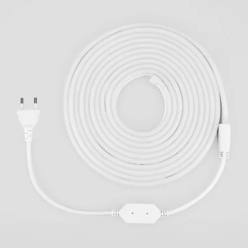 Шнур светодиодный гибкий неон LED SMD 8х16мм 120LED/м односторонний тепл. бел. 5м Neon-Night 131-006 фото 6