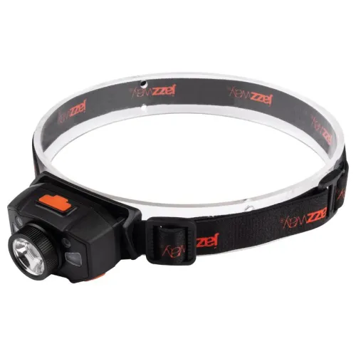 Фонарь аккумуляторный налобный AccuH1-L5WZ-og zoom LED 5Вт + 2хRED SMD IP54 5 режимов: 100проц. 180лм 3.5ч/50проц. 110лм 5.5ч/30проц. 65лм 15ч/красн. 28ч/мигающ. красн. 12ч аккум. 0.8А.ч управл. жестами черн./оранж. JazzWay 5036611 фото 7